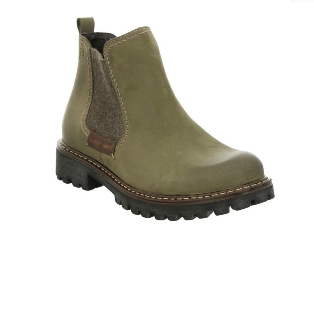 Josef Seibel Marta 03 Chelsea Boot Olive Green boots size 5.5 (36)